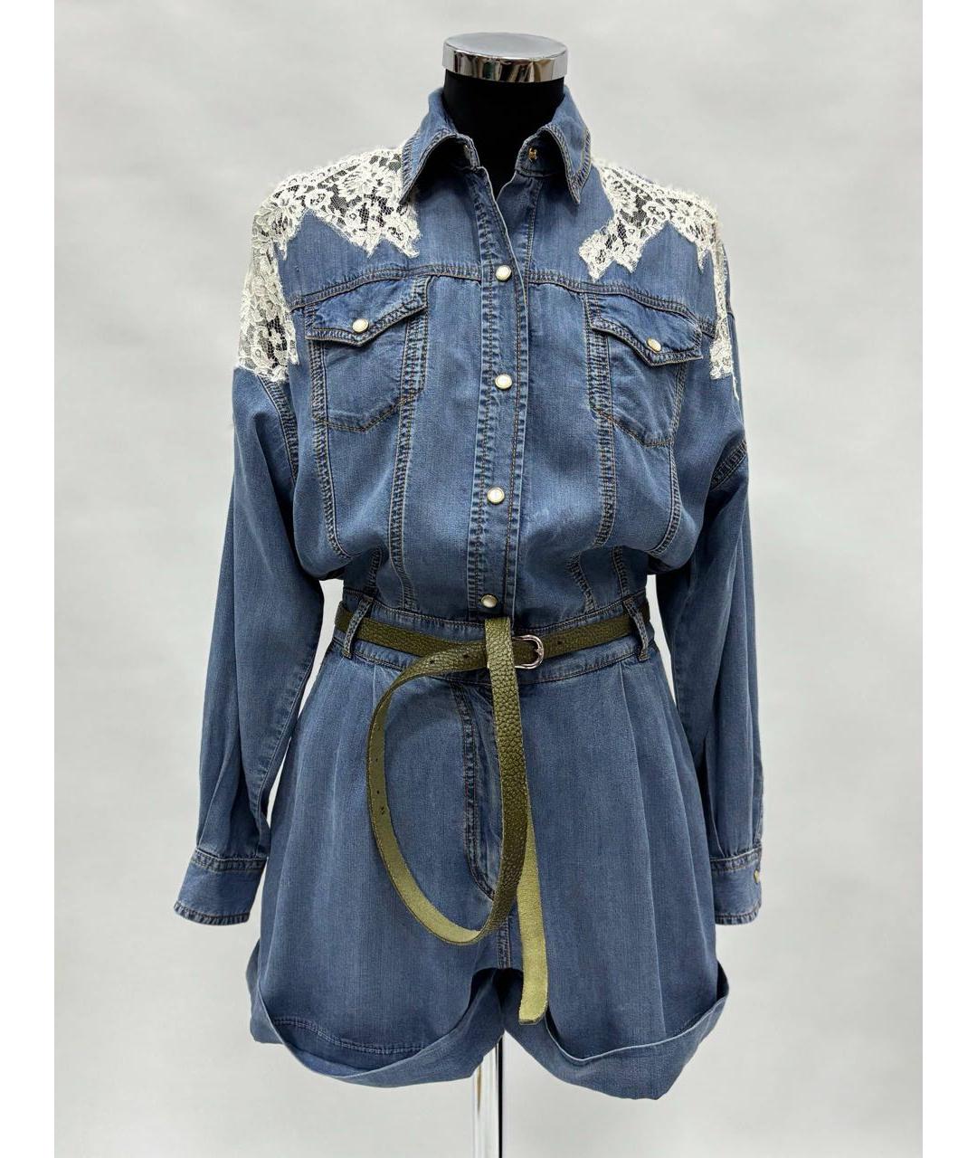 ERMANNO SCERVINO Синий комбинезон, фото 6