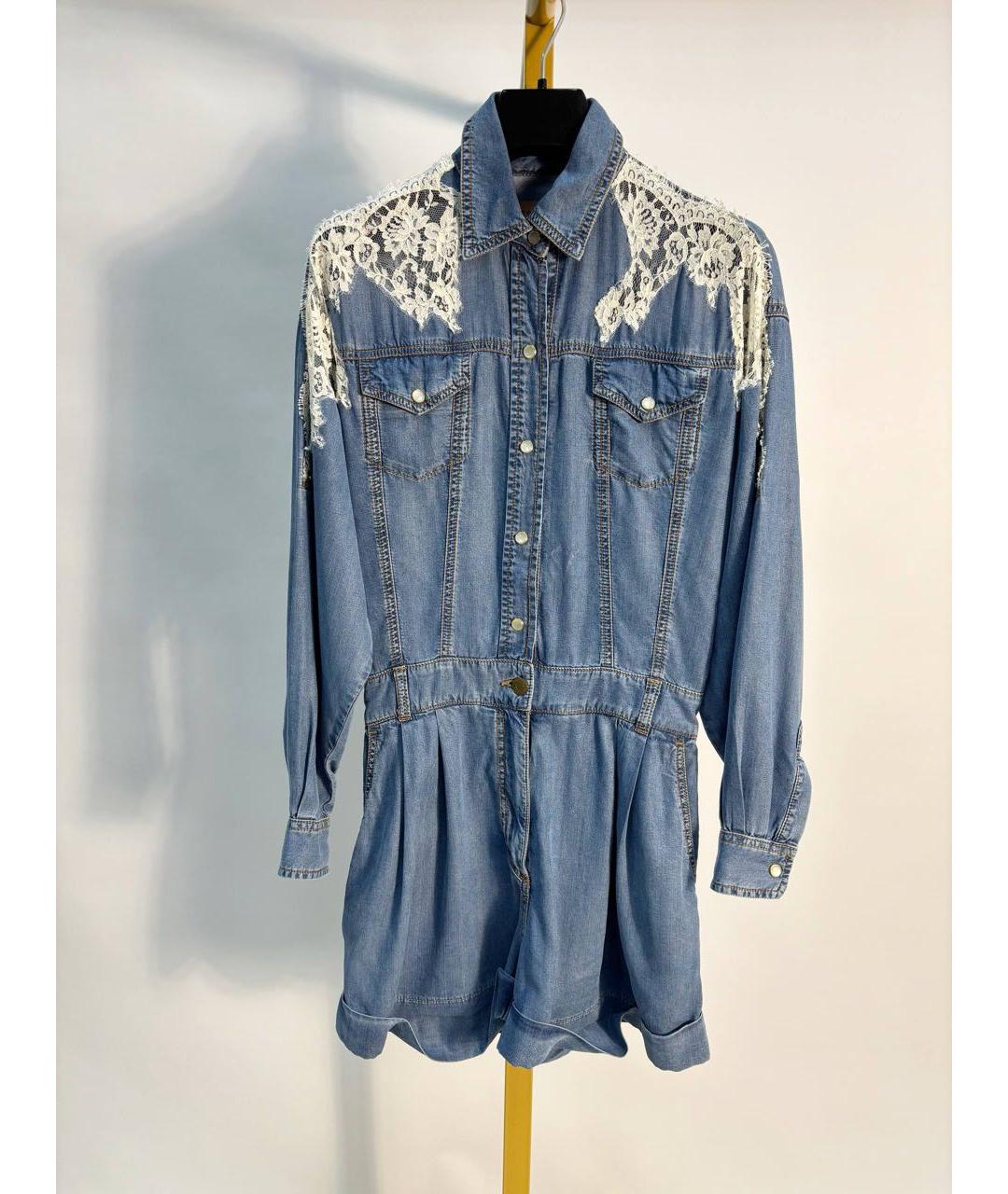 ERMANNO SCERVINO Синий комбинезон, фото 8