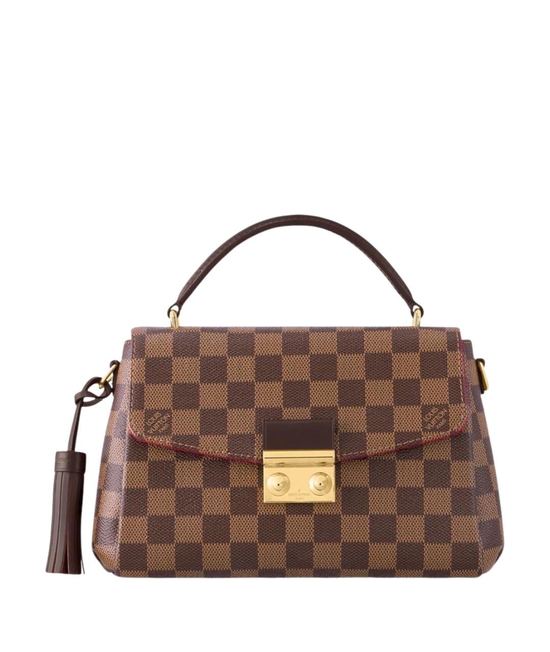 LOUIS VUITTON Коричневая сумка с короткими ручками, фото 1