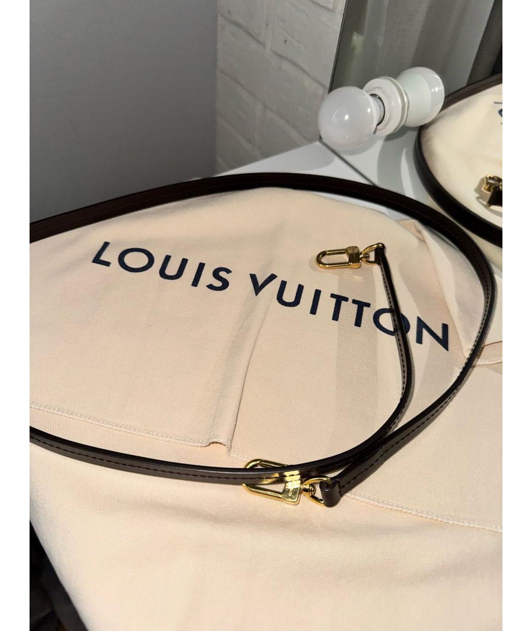 LOUIS VUITTON Коричневая сумка с короткими ручками, фото 6