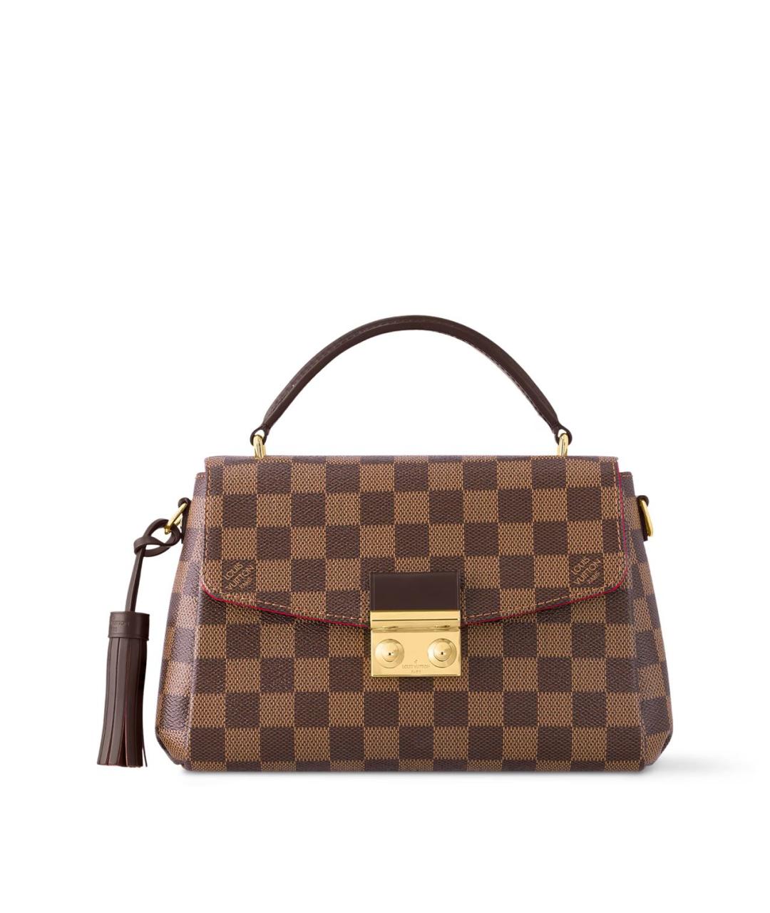 LOUIS VUITTON Коричневая сумка с короткими ручками, фото 9