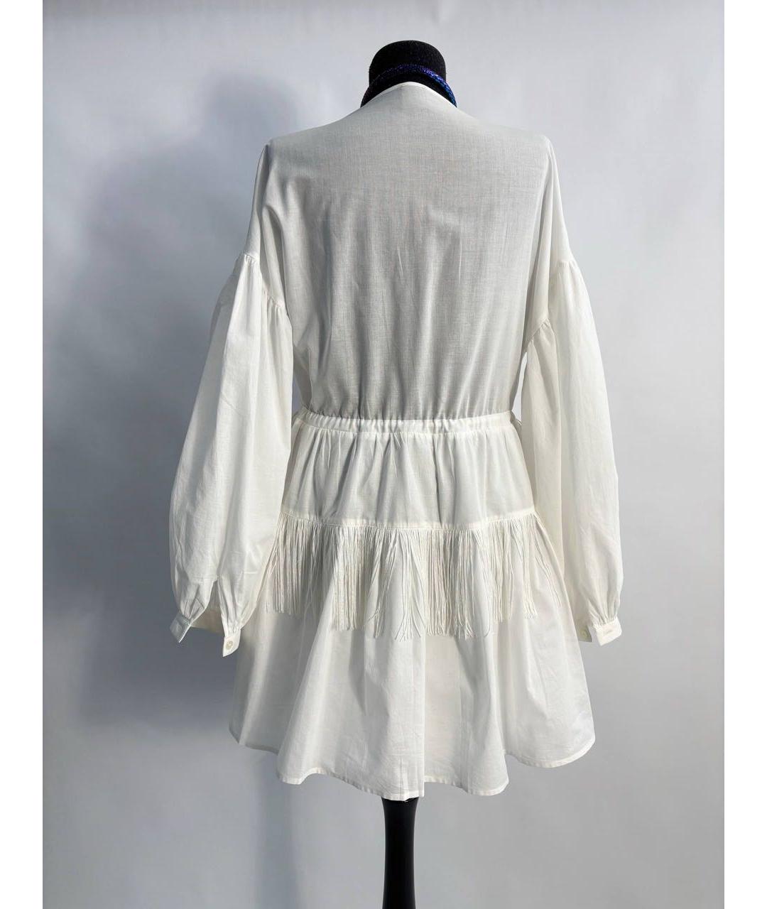 PINKO Белая хлопковая туника, фото 7