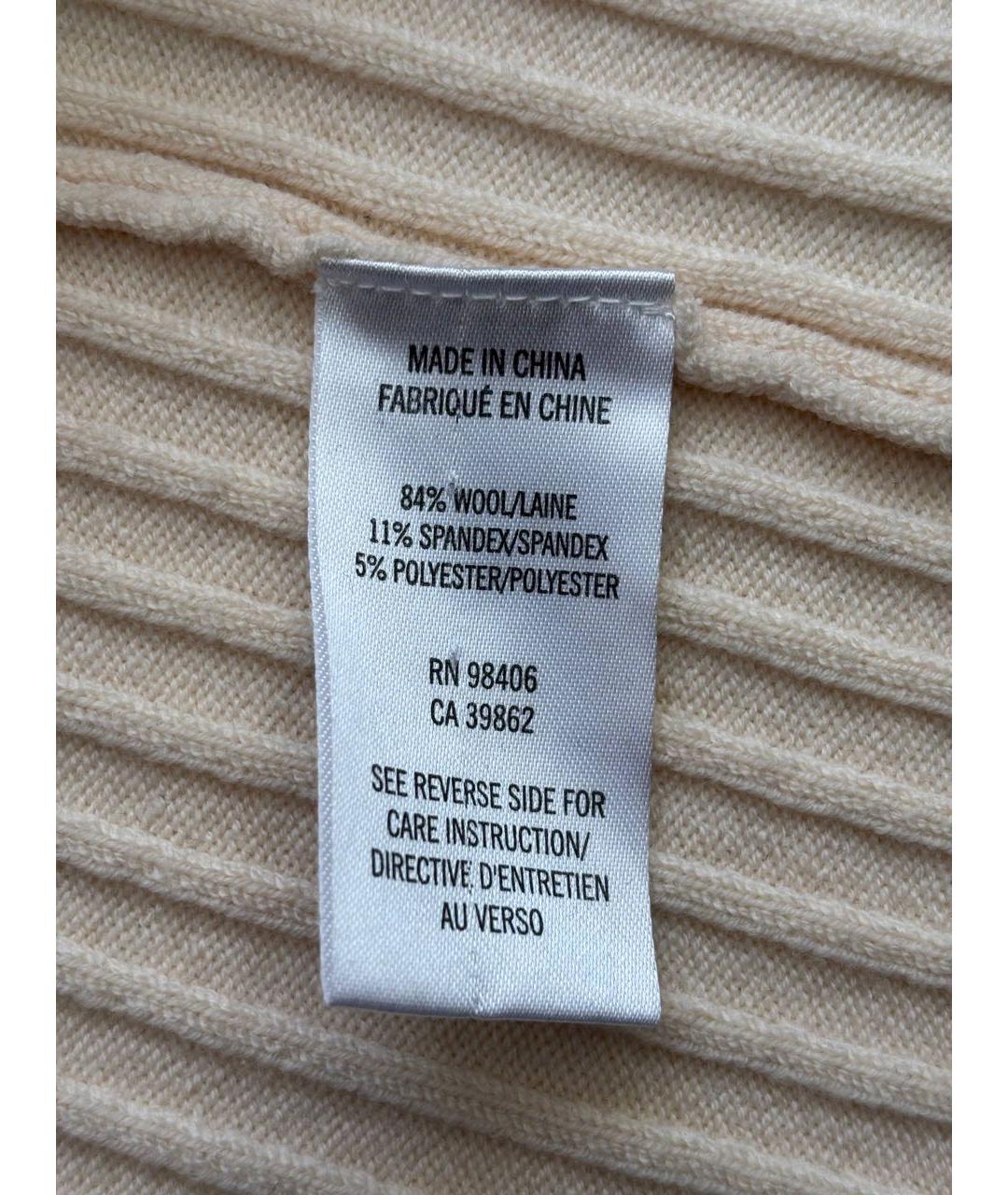 THEORY Бежевый вискозный костюм с брюками, фото 4