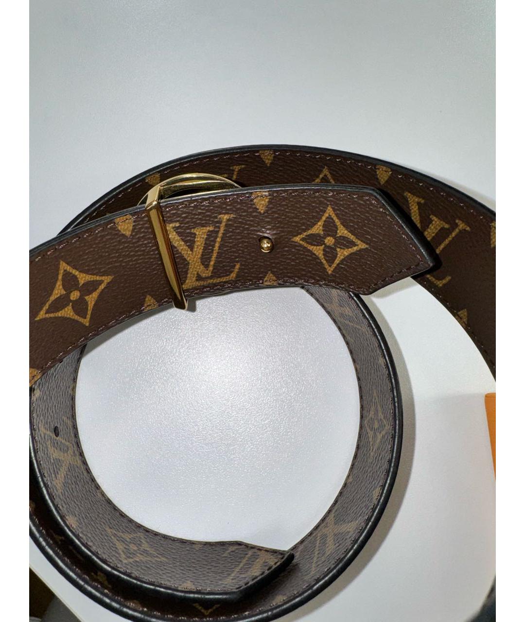 LOUIS VUITTON Коричневый ремень, фото 4