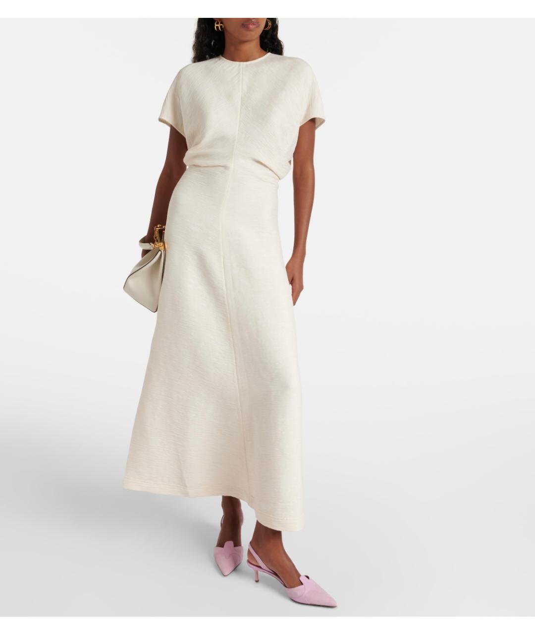 MANOLO BLAHNIK Розовые замшевые лодочки на низком каблуке, фото 6