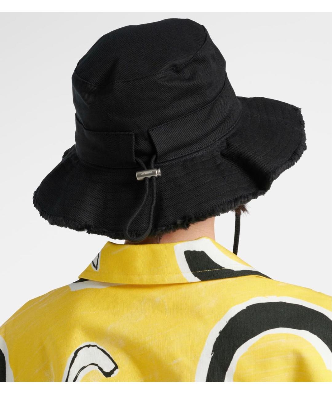 JACQUEMUS Черная хлопковая панама, фото 3