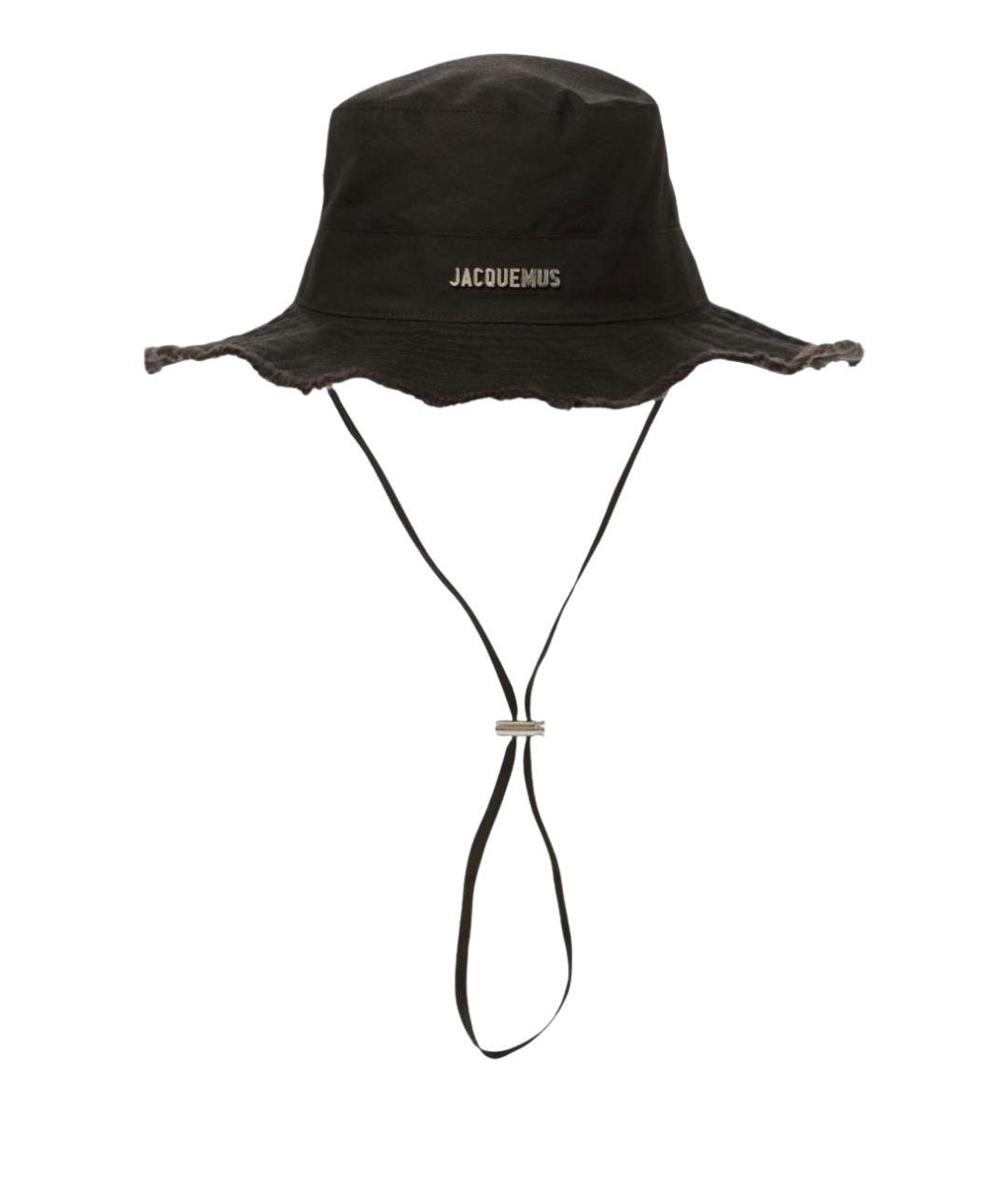 JACQUEMUS Черная хлопковая панама, фото 1