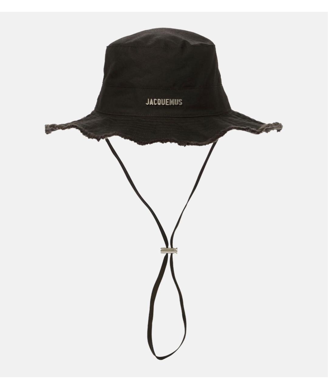 JACQUEMUS Черная хлопковая панама, фото 5