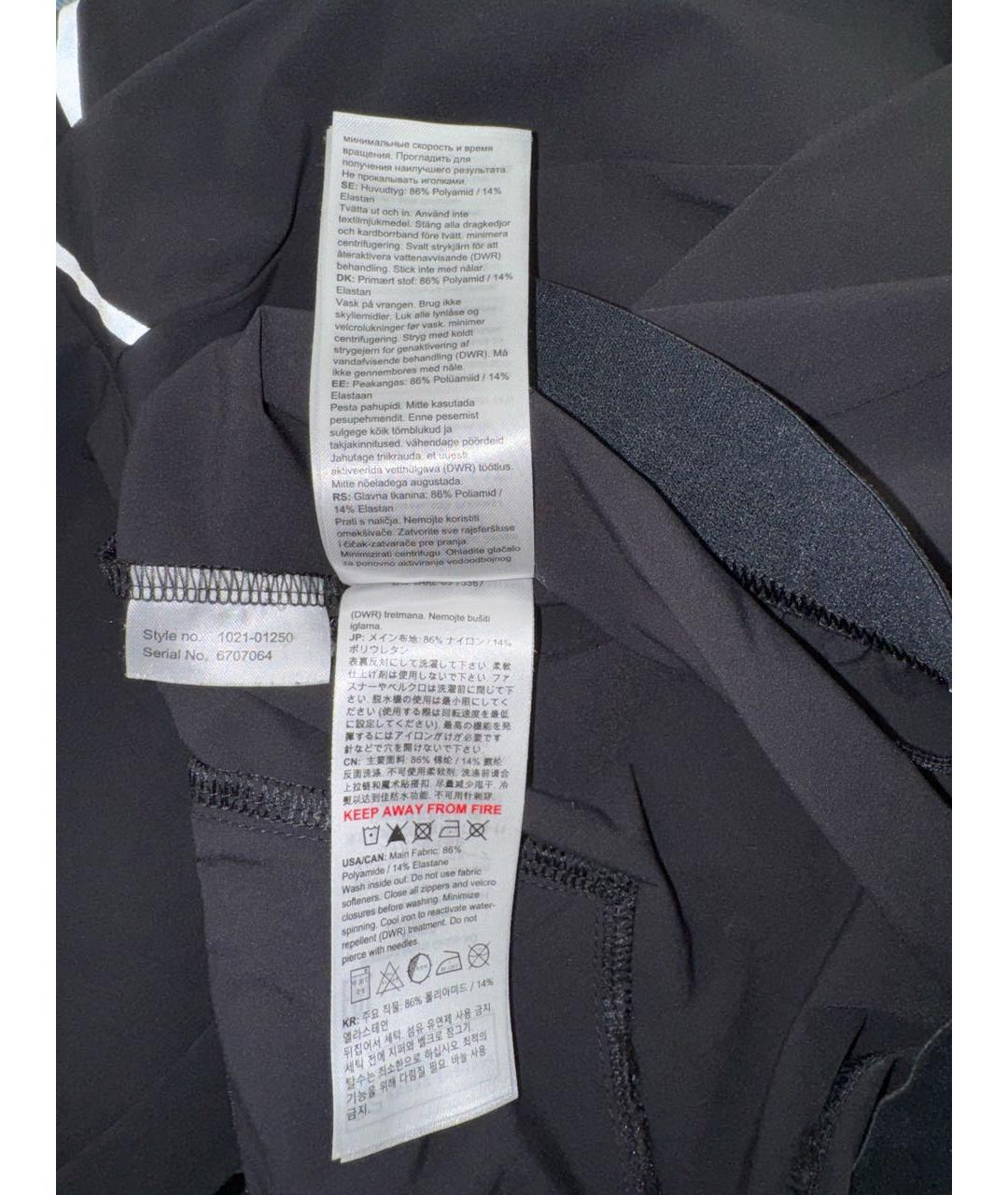 MAMMUT SWISS1862 Черные полиамидовые леггинсы и велосипедки, фото 7