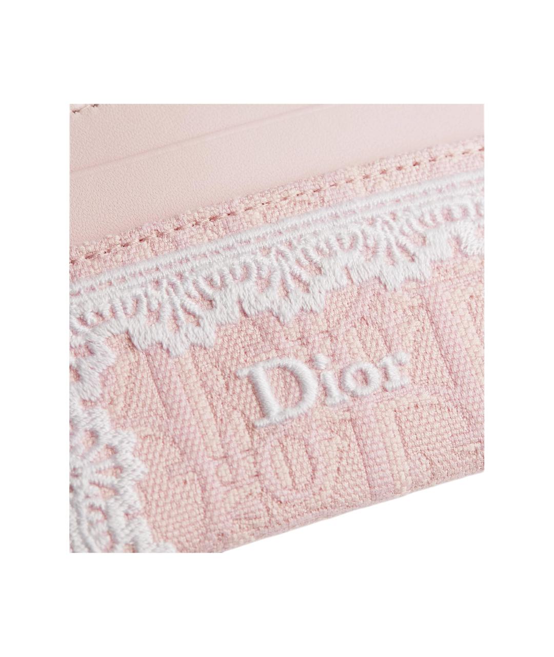 CHRISTIAN DIOR Розовый кардхолдер, фото 4