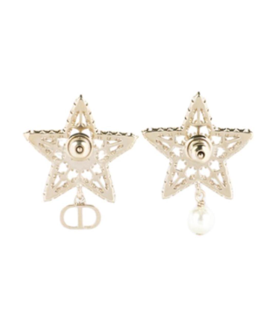 CHRISTIAN DIOR Золотые серьги, фото 2