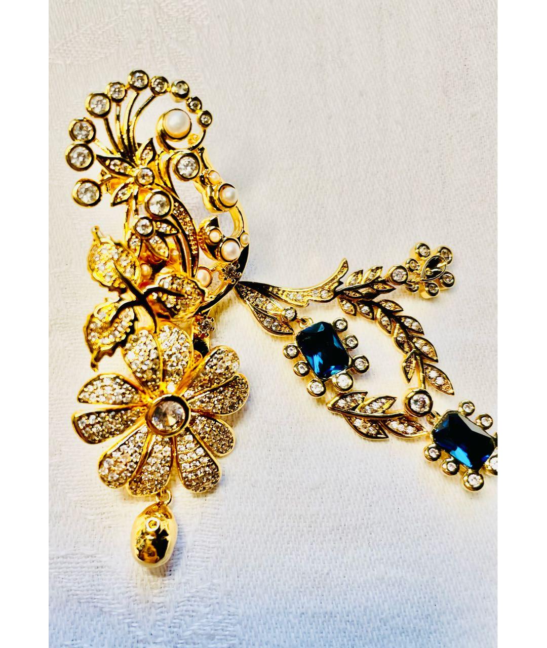 ZIMMERMANN Золотые позолоченные серьги, фото 6