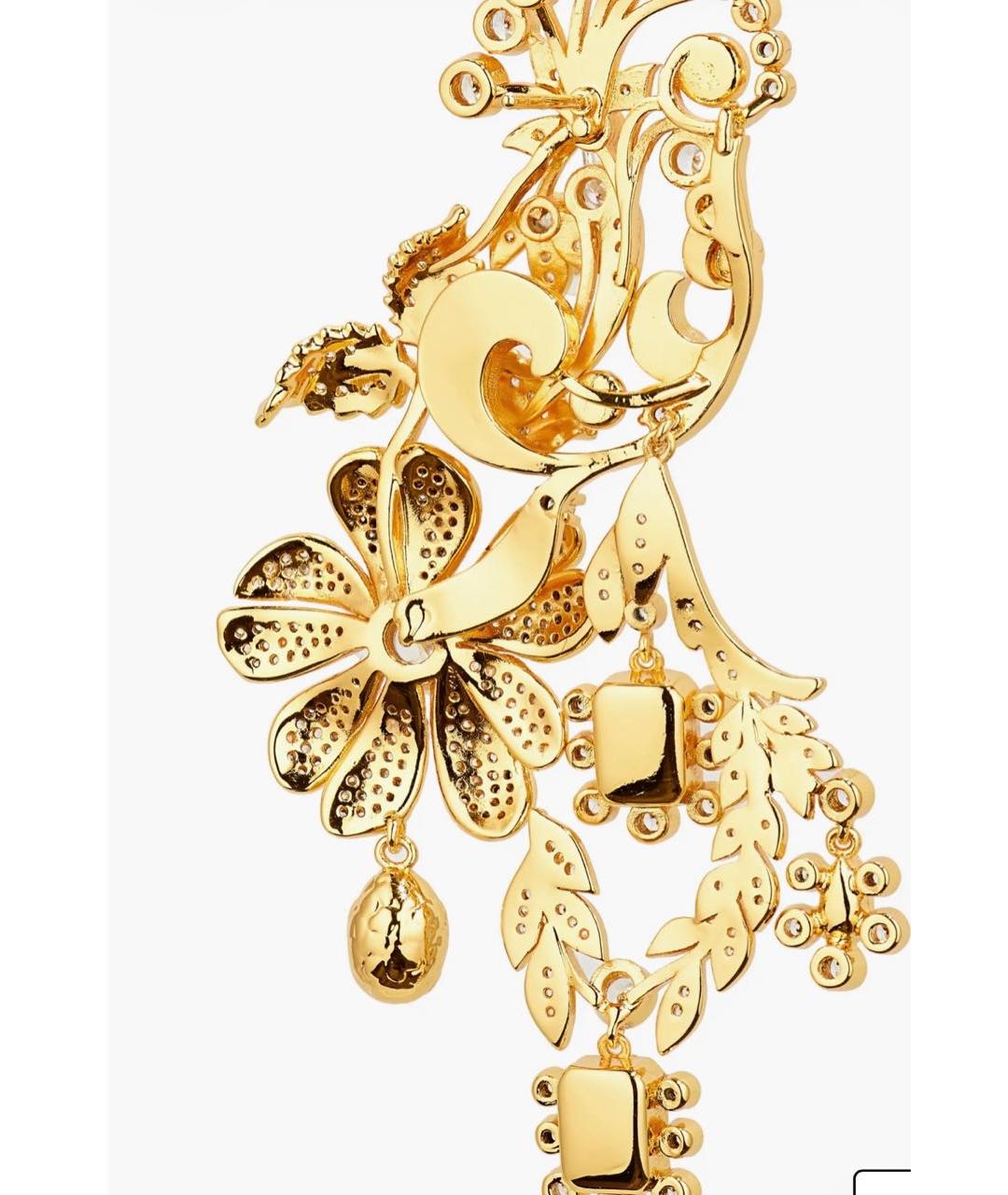 ZIMMERMANN Золотые позолоченные серьги, фото 3