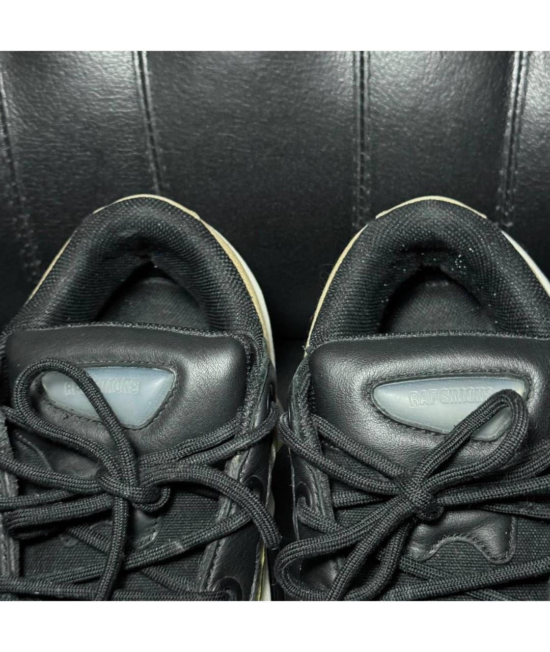 ADIDAS X RAF SIMONS Белые кожаные низкие кроссовки / кеды, фото 5