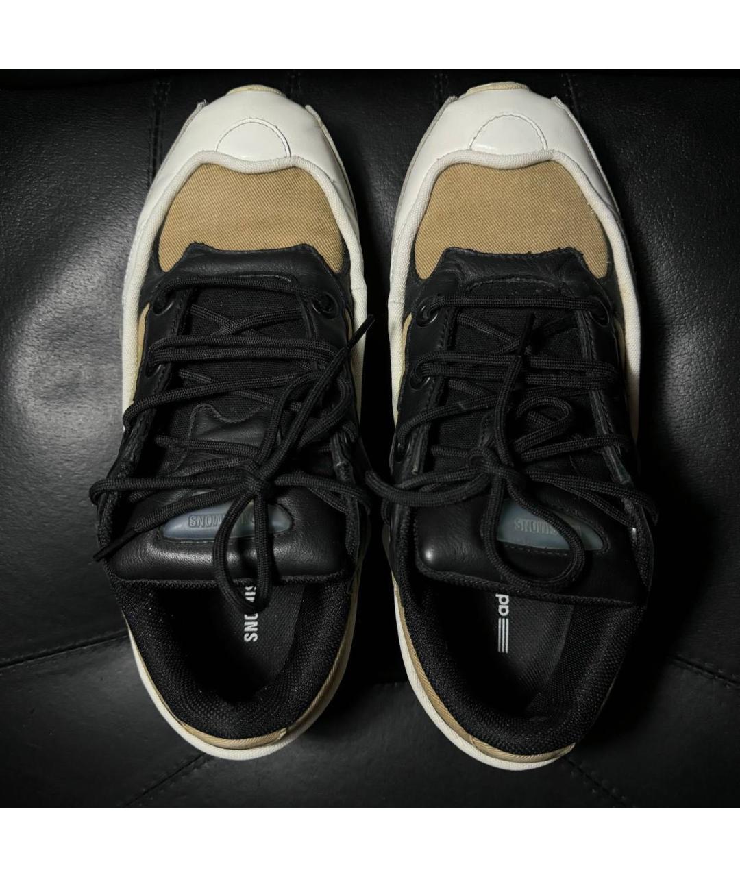 ADIDAS X RAF SIMONS Белые кожаные низкие кроссовки / кеды, фото 6