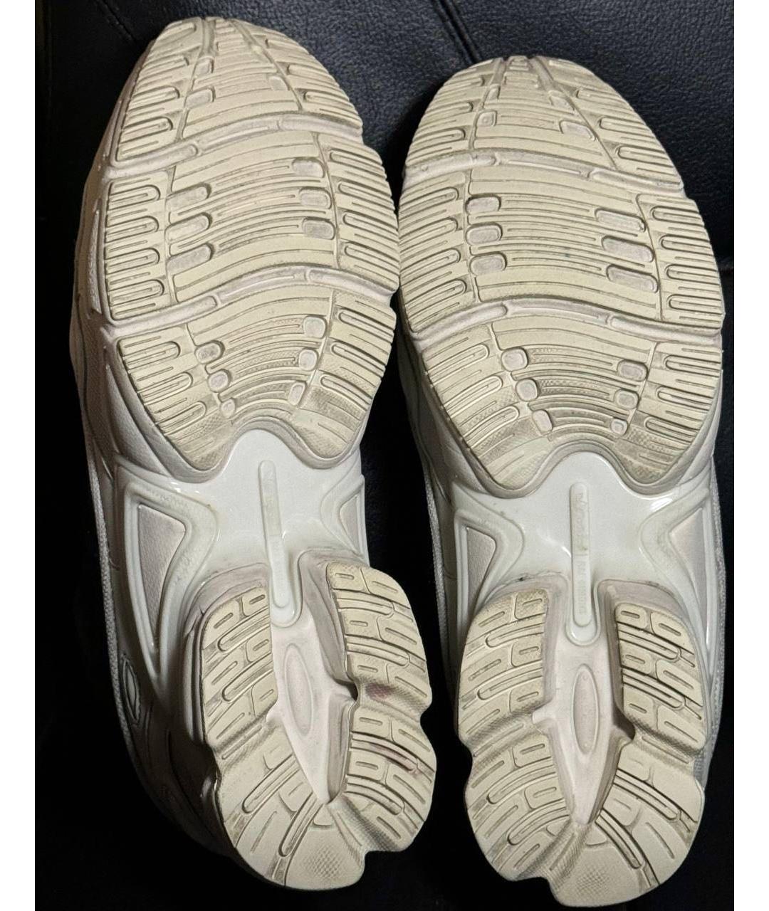 ADIDAS X RAF SIMONS Белые текстильные низкие кроссовки / кеды, фото 8