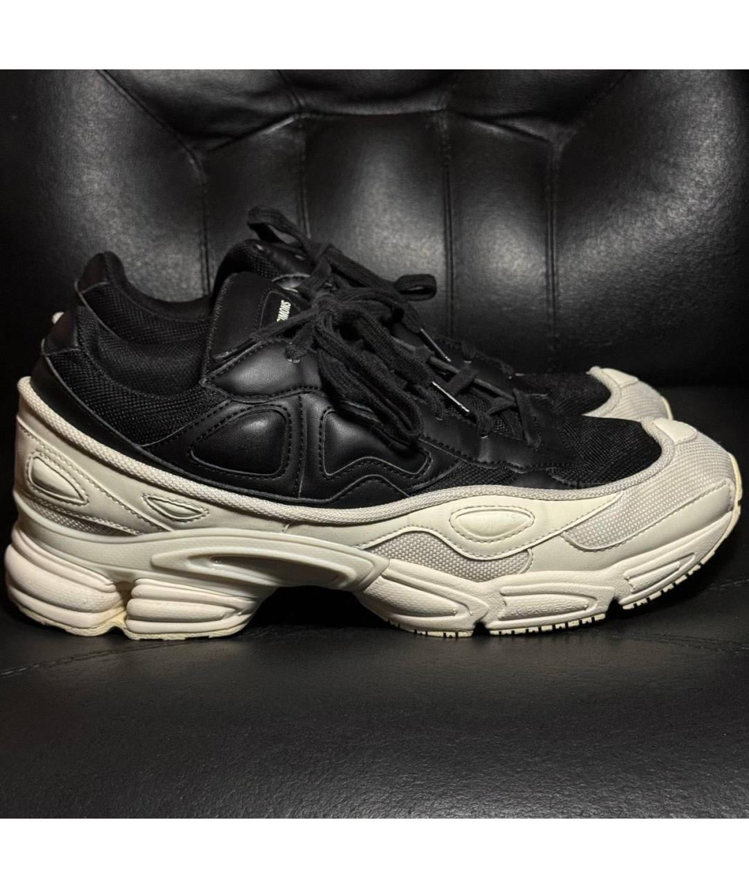 ADIDAS X RAF SIMONS Белые текстильные низкие кроссовки / кеды, фото 9