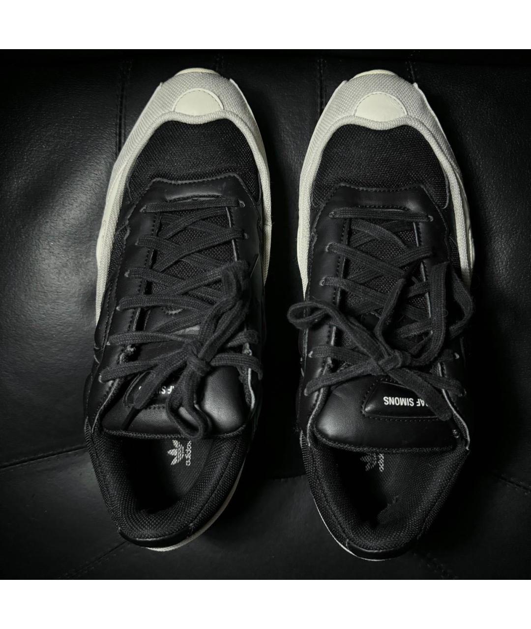 ADIDAS X RAF SIMONS Белые текстильные низкие кроссовки / кеды, фото 6