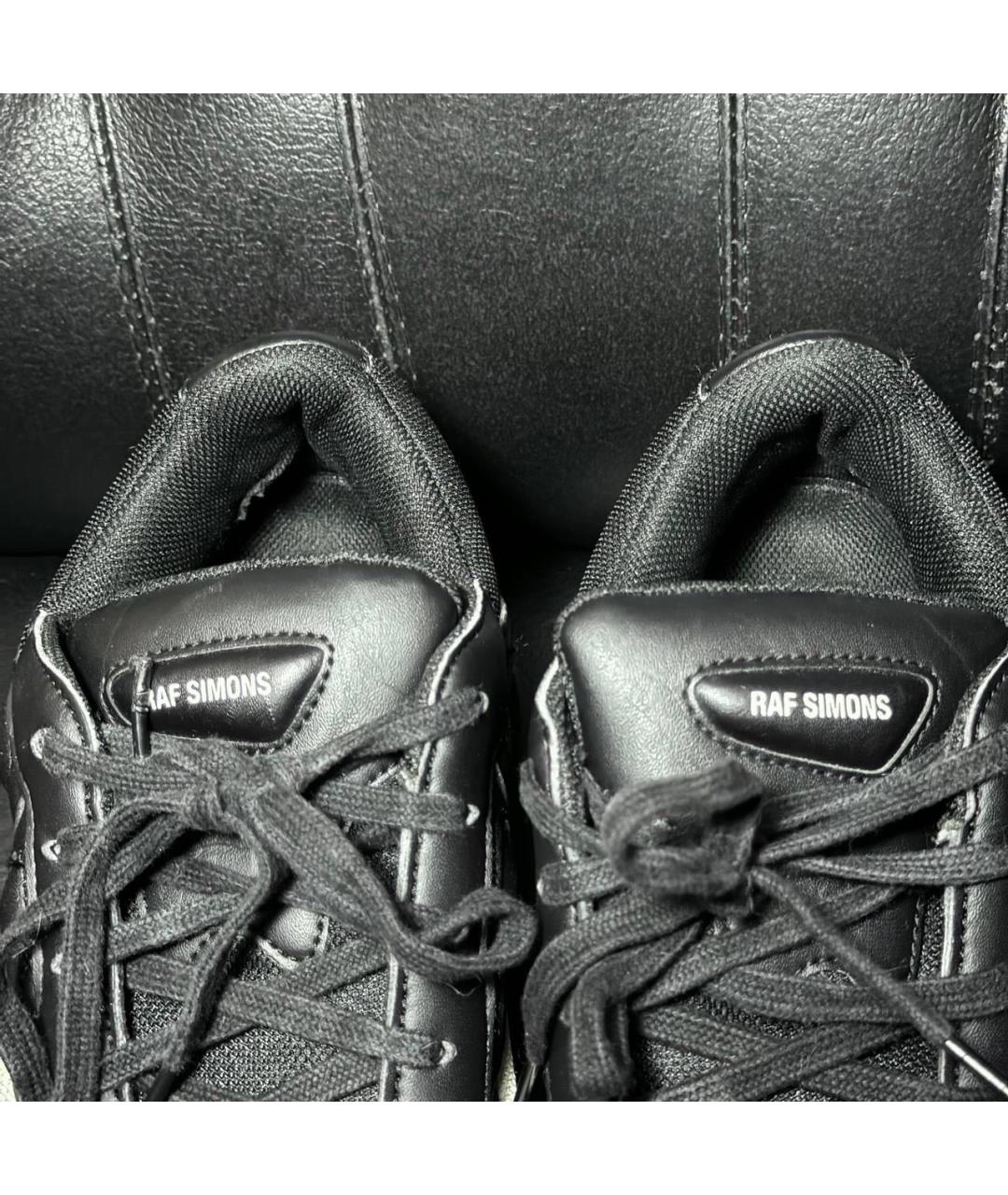 ADIDAS X RAF SIMONS Белые текстильные низкие кроссовки / кеды, фото 7