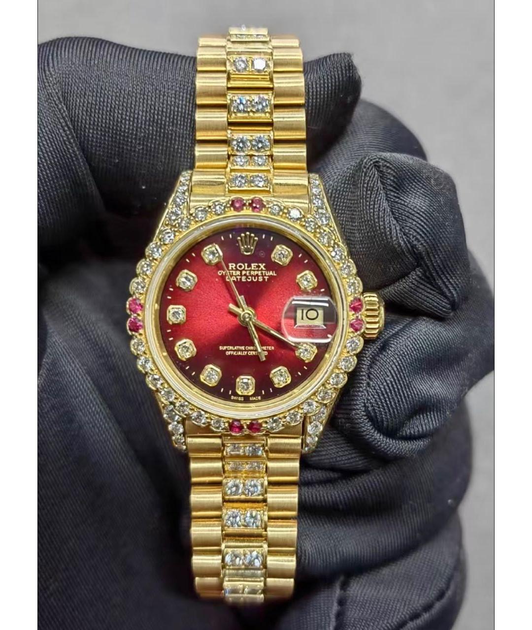 ROLEX Золотые часы из желтого золота, фото 2