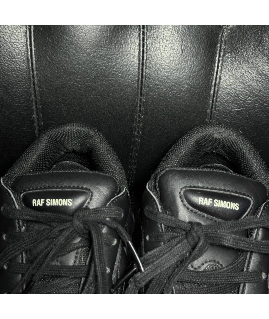 ADIDAS X RAF SIMONS Белые текстильные низкие кроссовки / кеды, фото 8