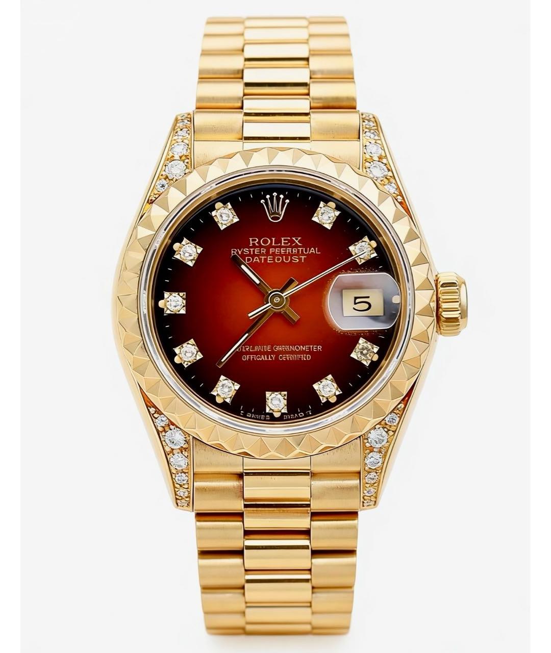 ROLEX Золотые часы из желтого золота, фото 6