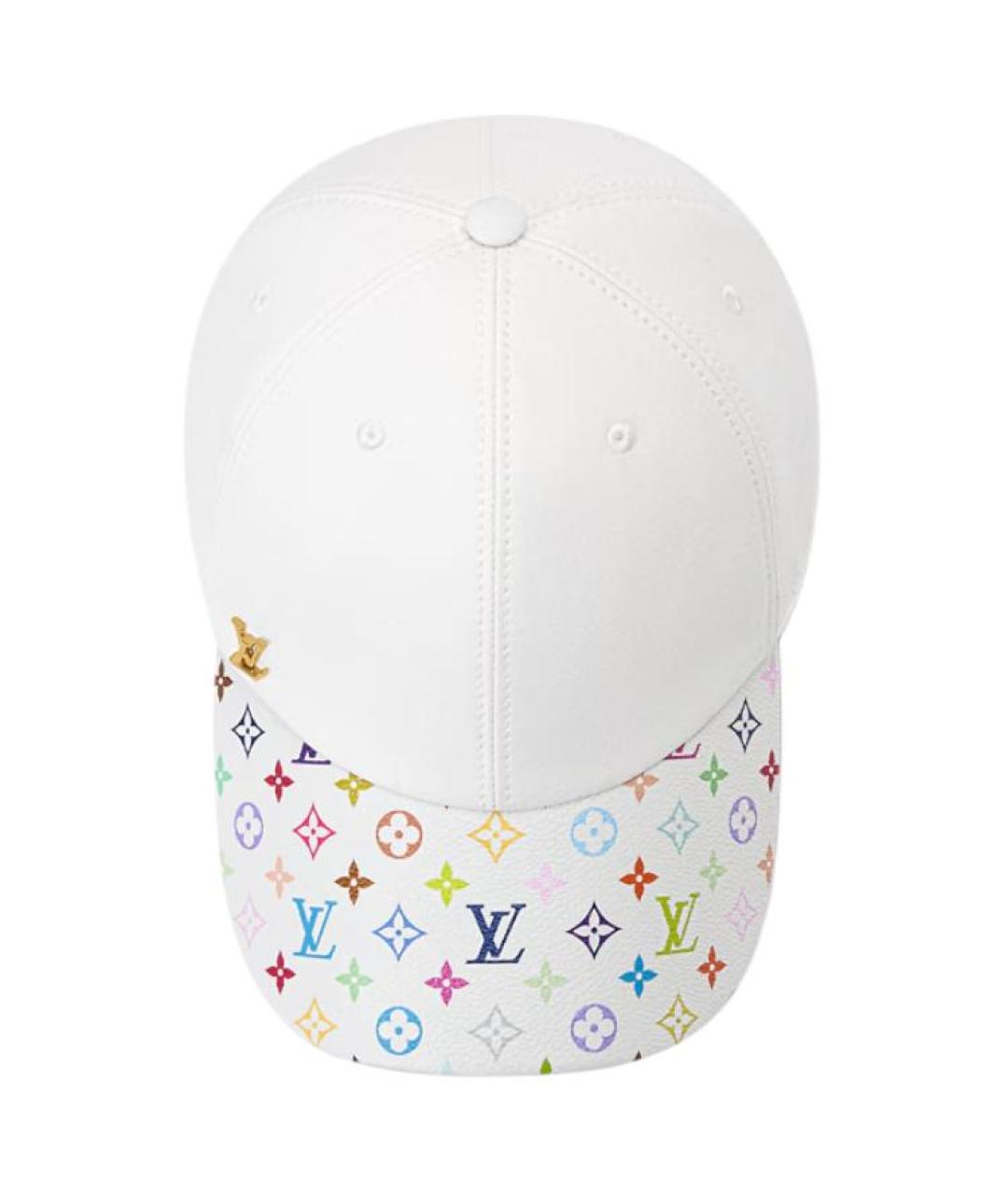 LOUIS VUITTON Белая хлопковая кепка, фото 4