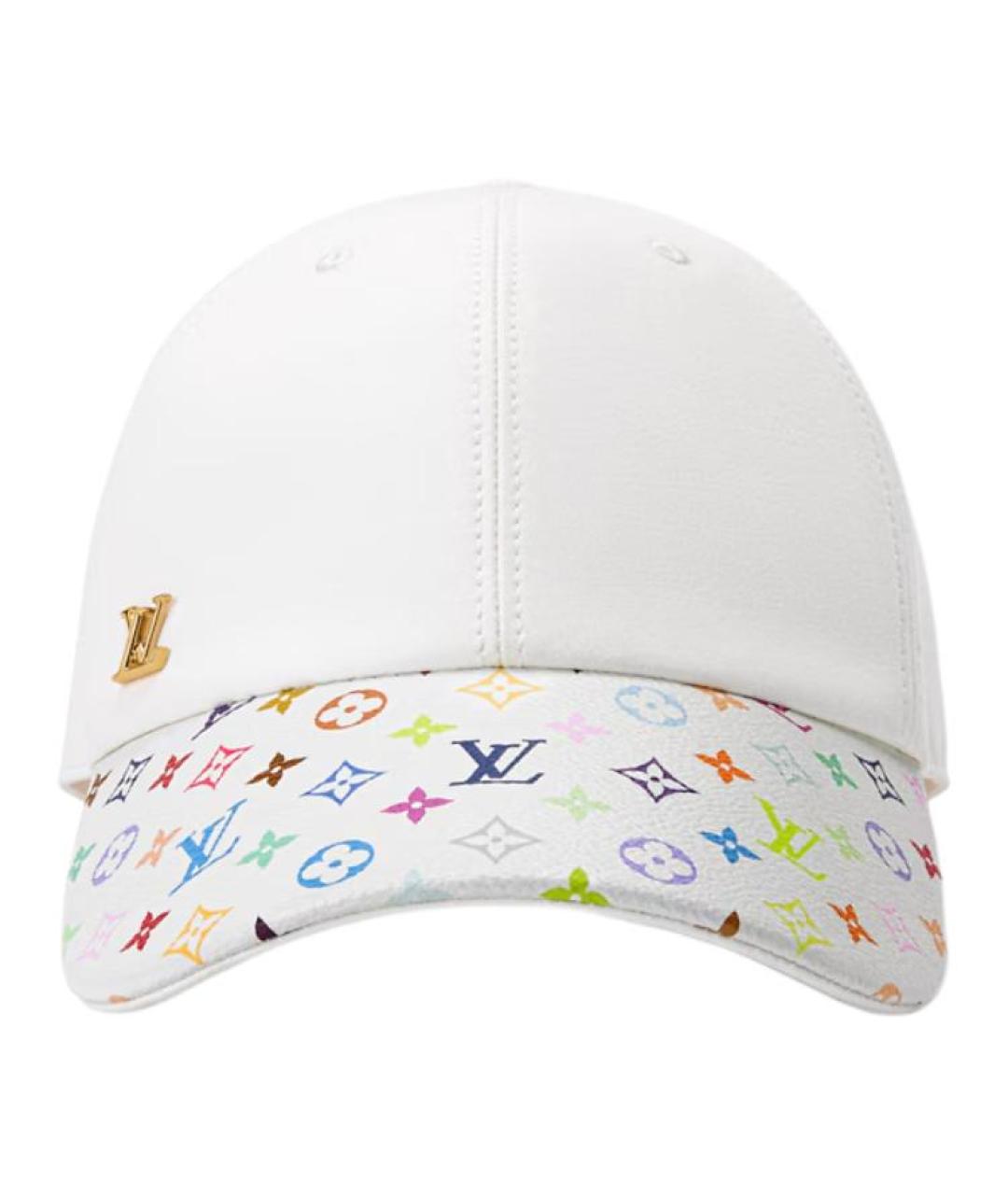 LOUIS VUITTON Белая хлопковая кепка, фото 2