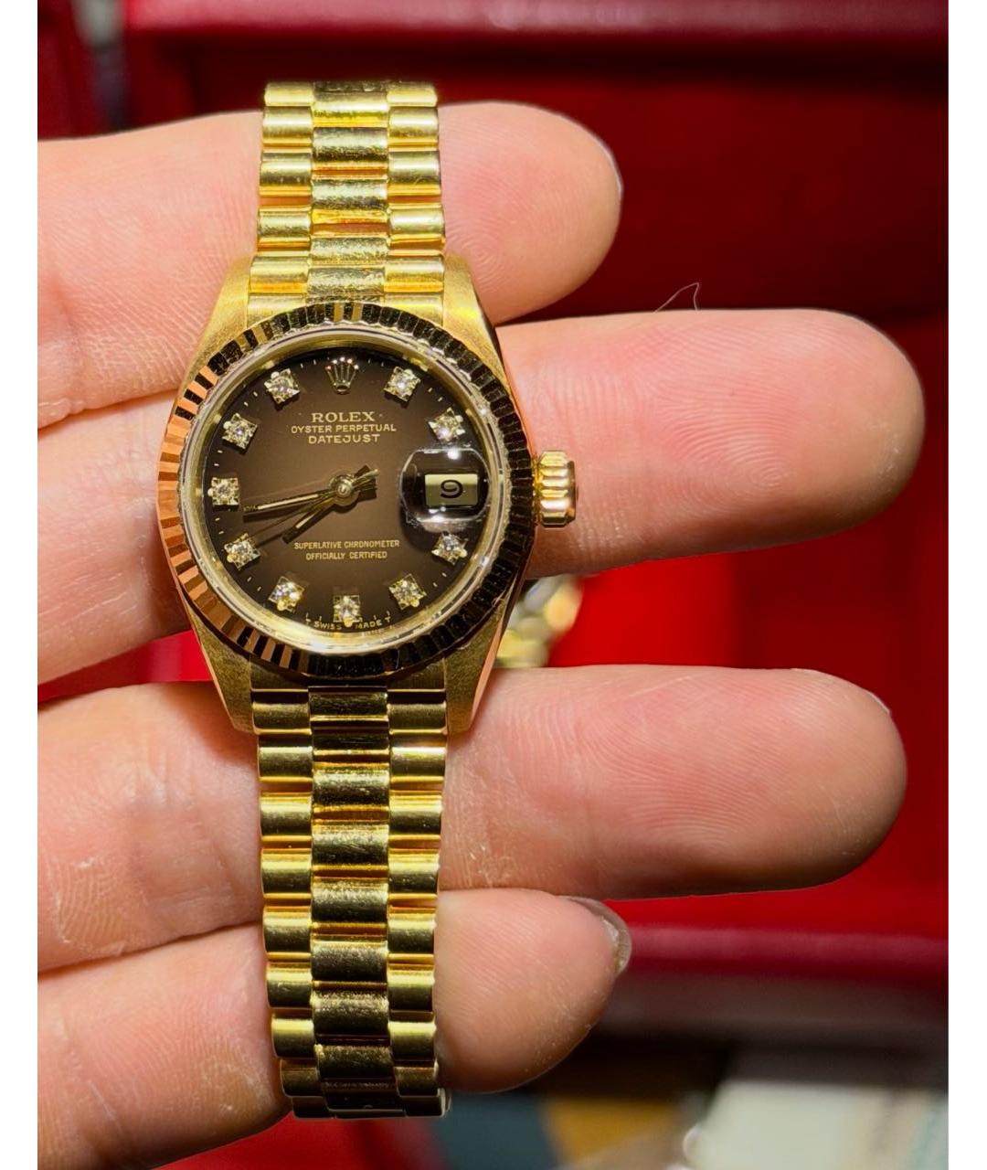 ROLEX Золотые часы из желтого золота, фото 4