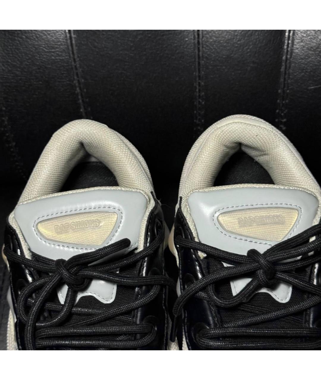 ADIDAS X RAF SIMONS Белые текстильные низкие кроссовки / кеды, фото 8