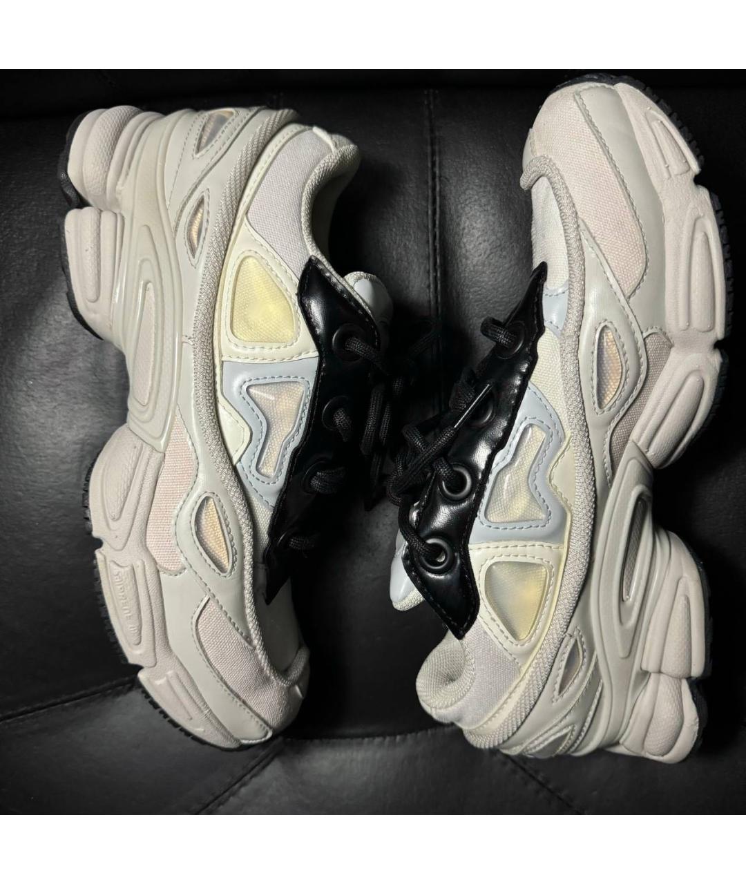 ADIDAS X RAF SIMONS Белые текстильные кроссовки, фото 4