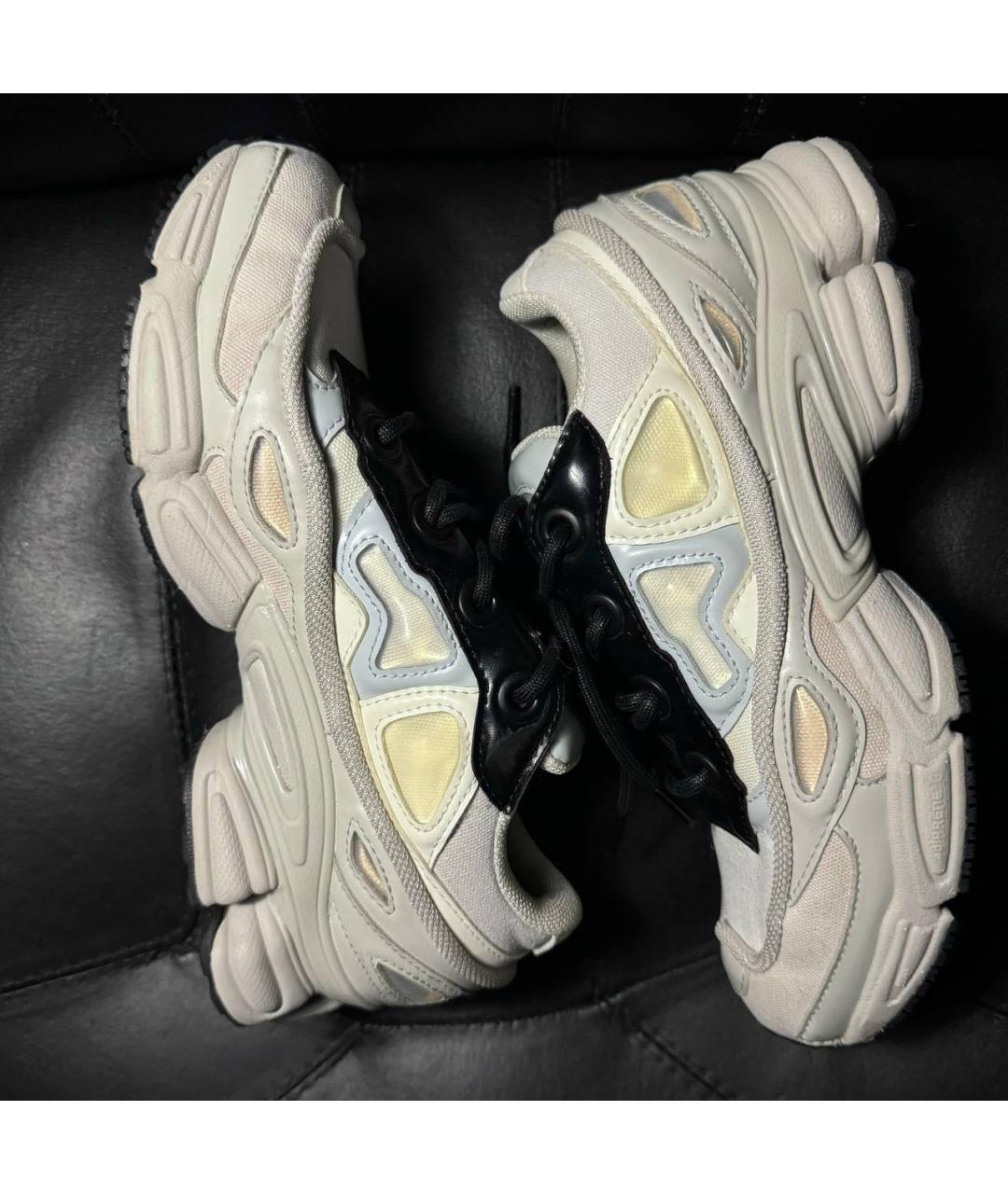 ADIDAS X RAF SIMONS Белые текстильные кроссовки, фото 3