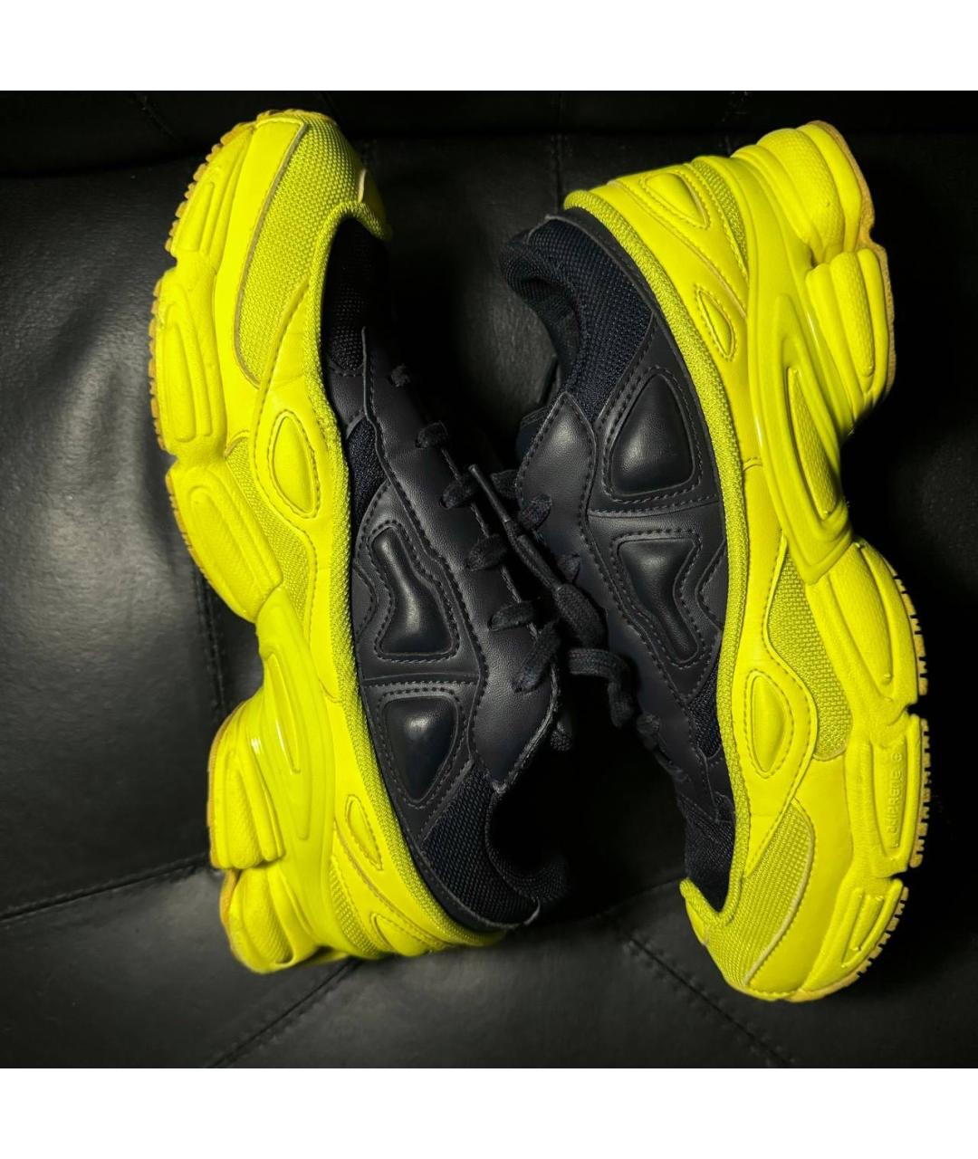 ADIDAS X RAF SIMONS Желтые текстильные кроссовки, фото 4