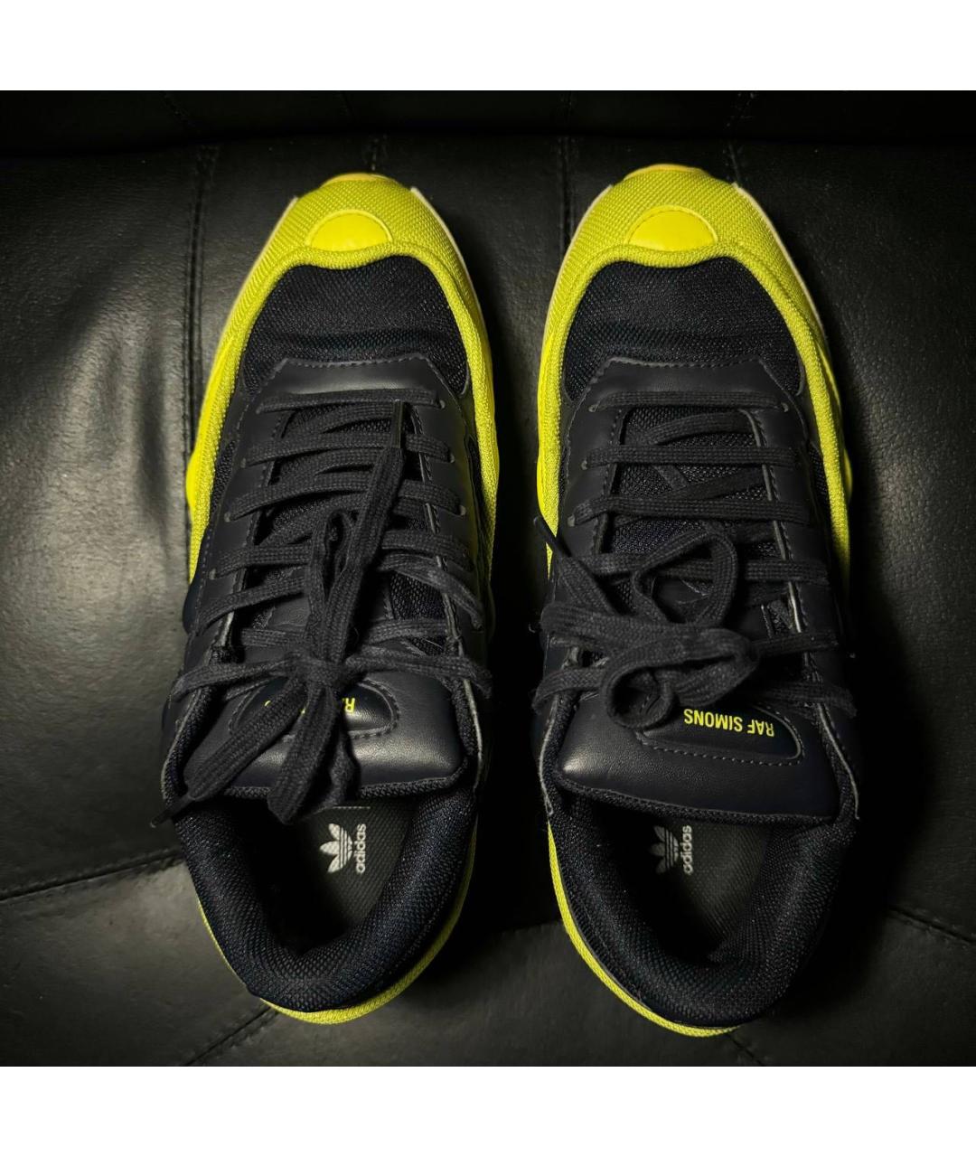 ADIDAS X RAF SIMONS Желтые текстильные кроссовки, фото 5