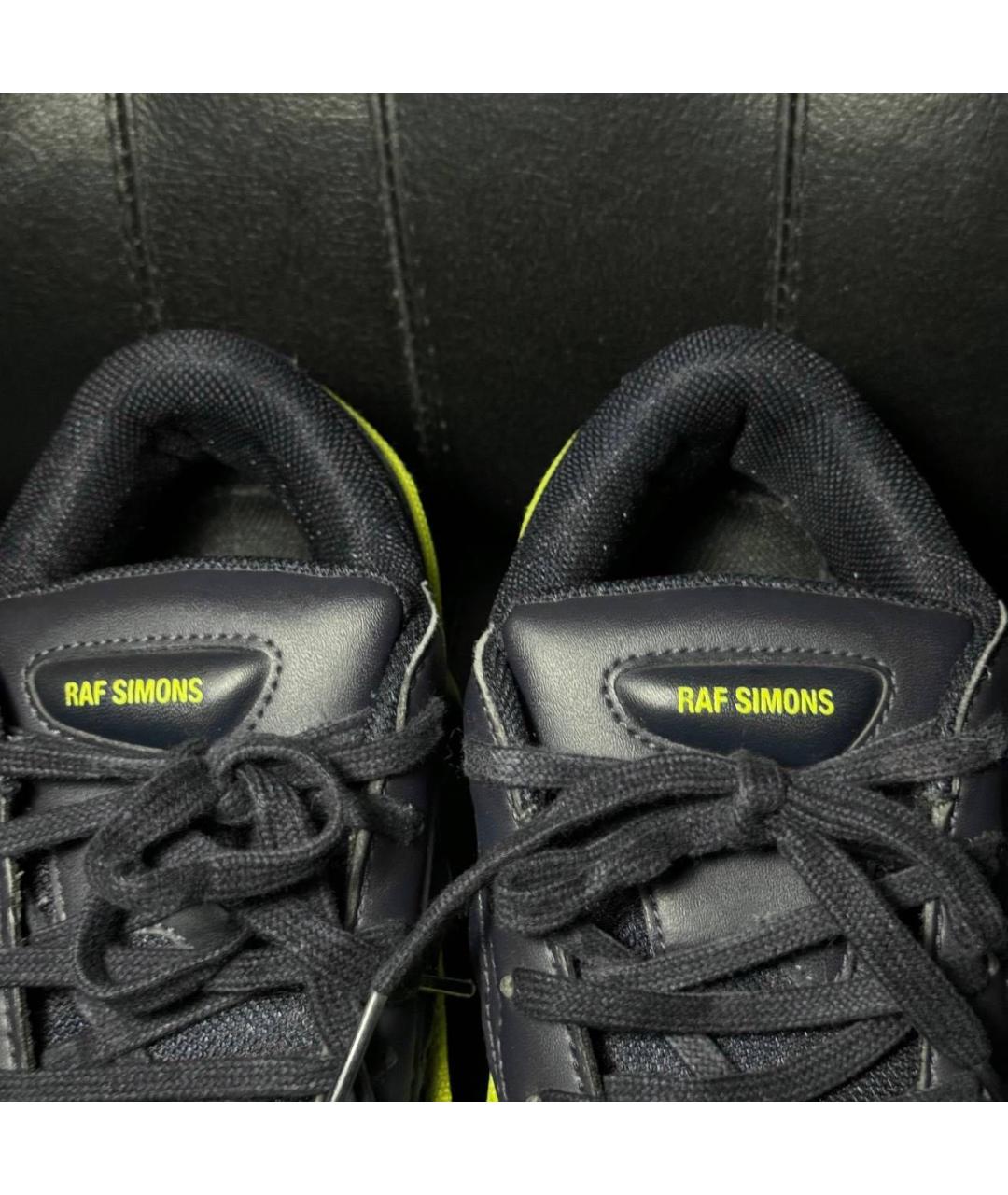 ADIDAS X RAF SIMONS Желтые текстильные кроссовки, фото 7