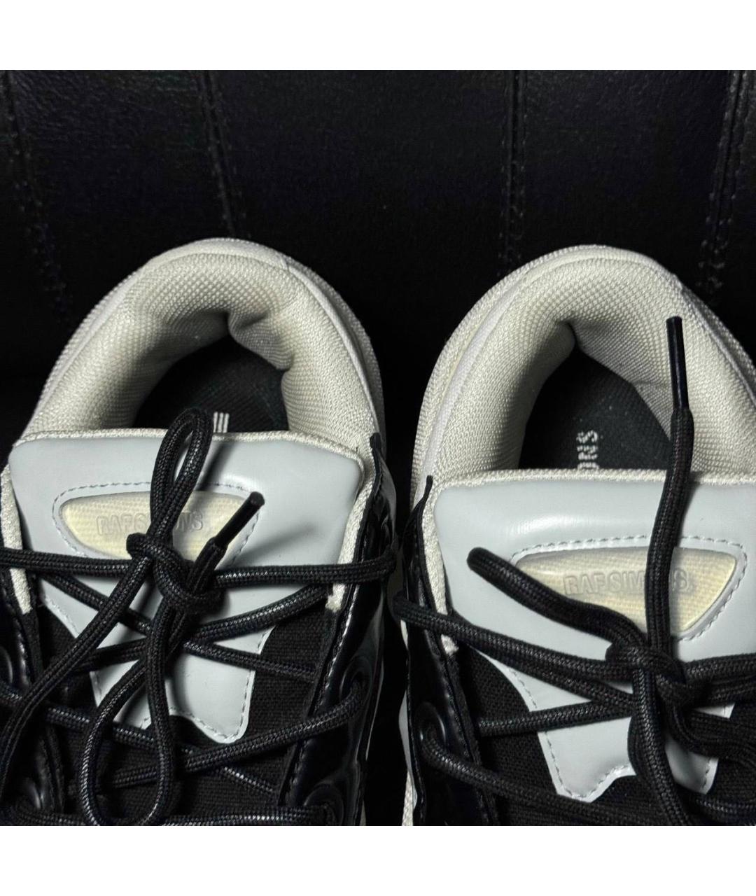 ADIDAS X RAF SIMONS Белые текстильные низкие кроссовки / кеды, фото 8