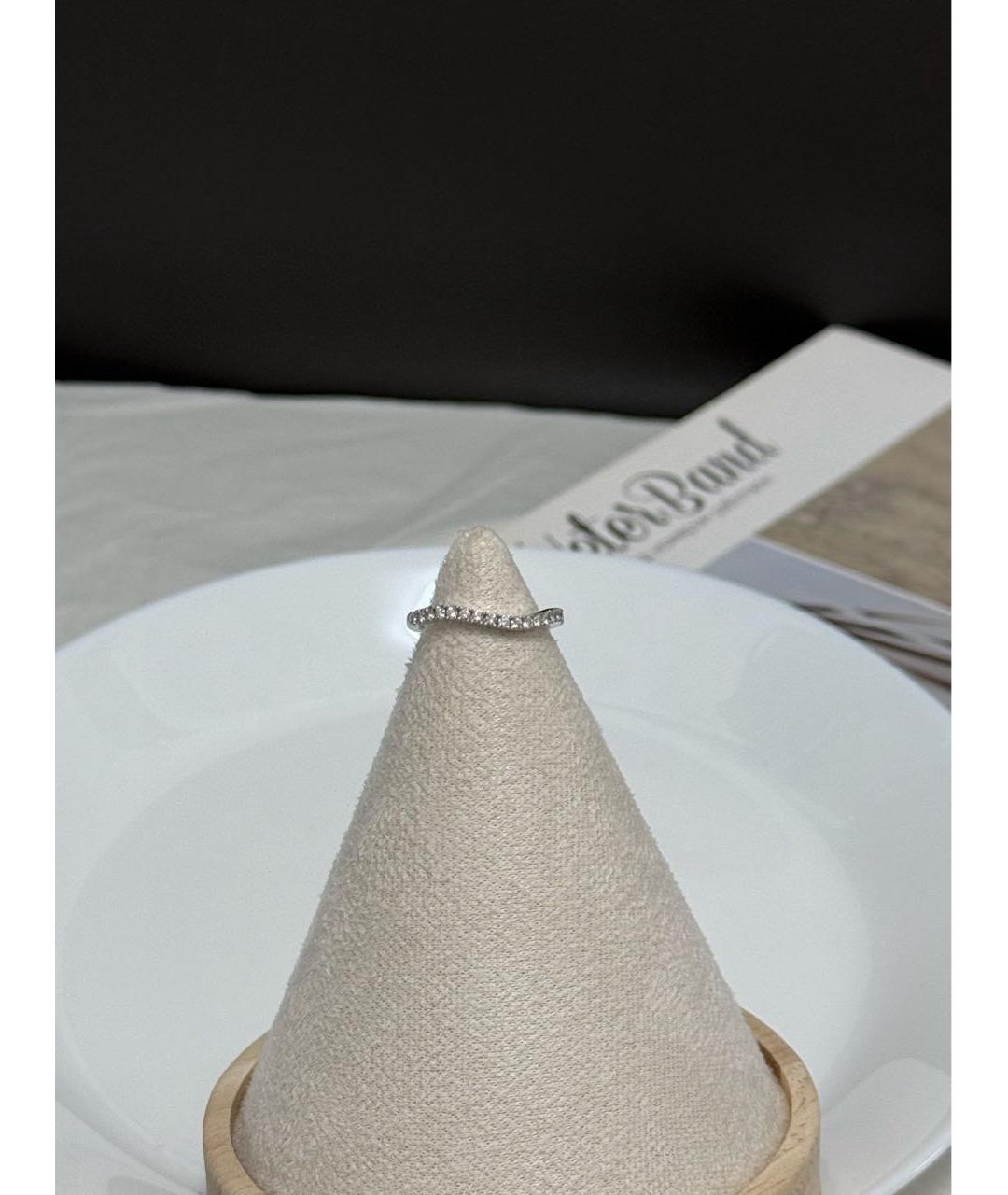 DE BEERS Серебряное платиновое кольцо, фото 7