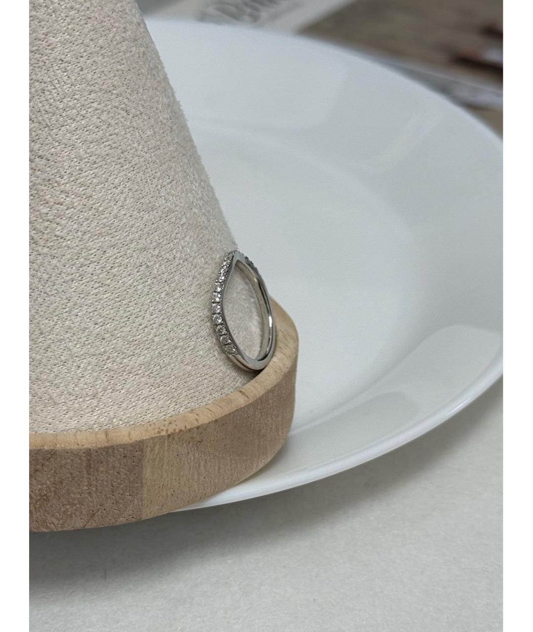 DE BEERS Серебряное платиновое кольцо, фото 6