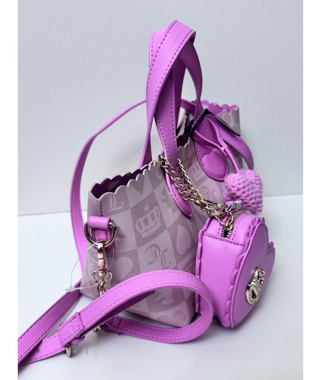 JUICY COUTURE Розовая сумка с короткими ручками, фото 2