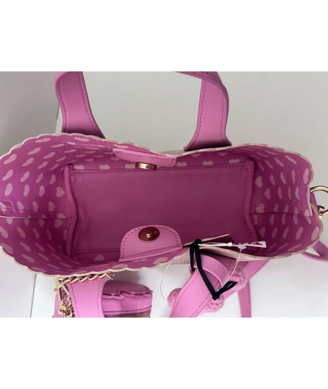 JUICY COUTURE Розовая сумка с короткими ручками, фото 4