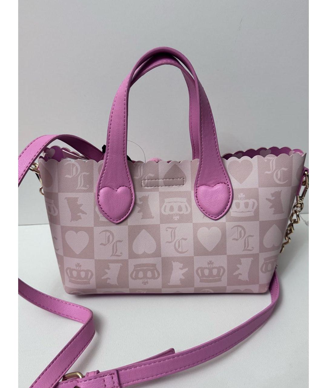 JUICY COUTURE Розовая сумка с короткими ручками, фото 3