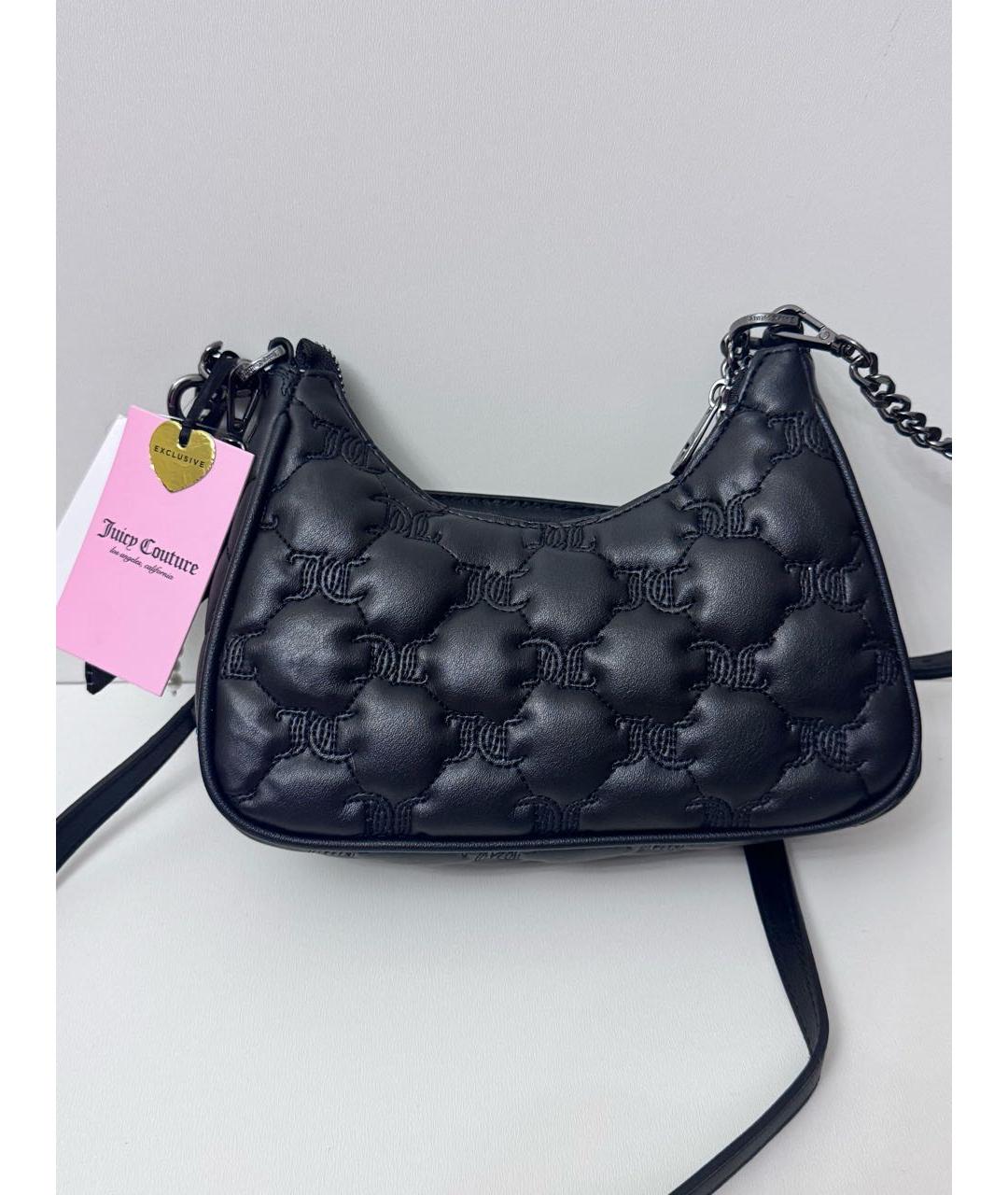 JUICY COUTURE Черная сумка через плечо, фото 3