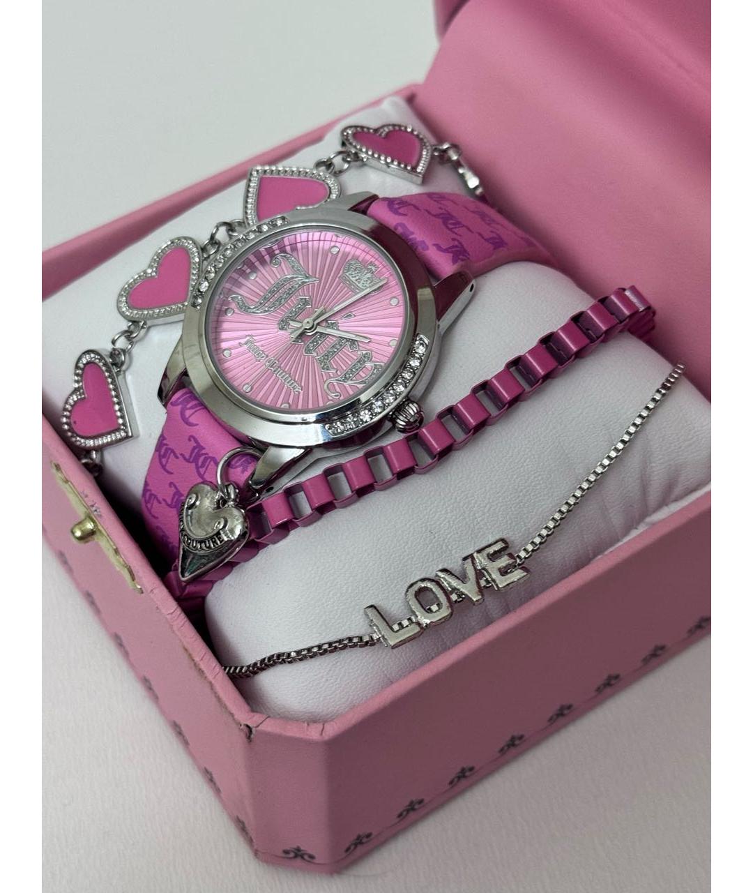 JUICY COUTURE Розовые часы, фото 3