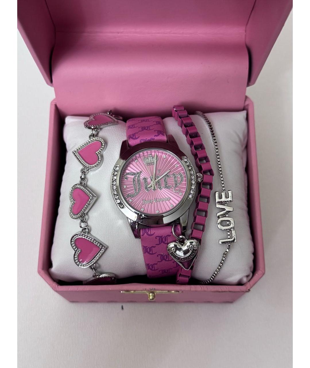 JUICY COUTURE Розовые часы, фото 4