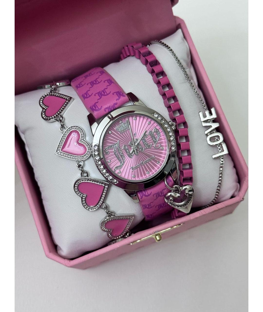 JUICY COUTURE Розовые часы, фото 2