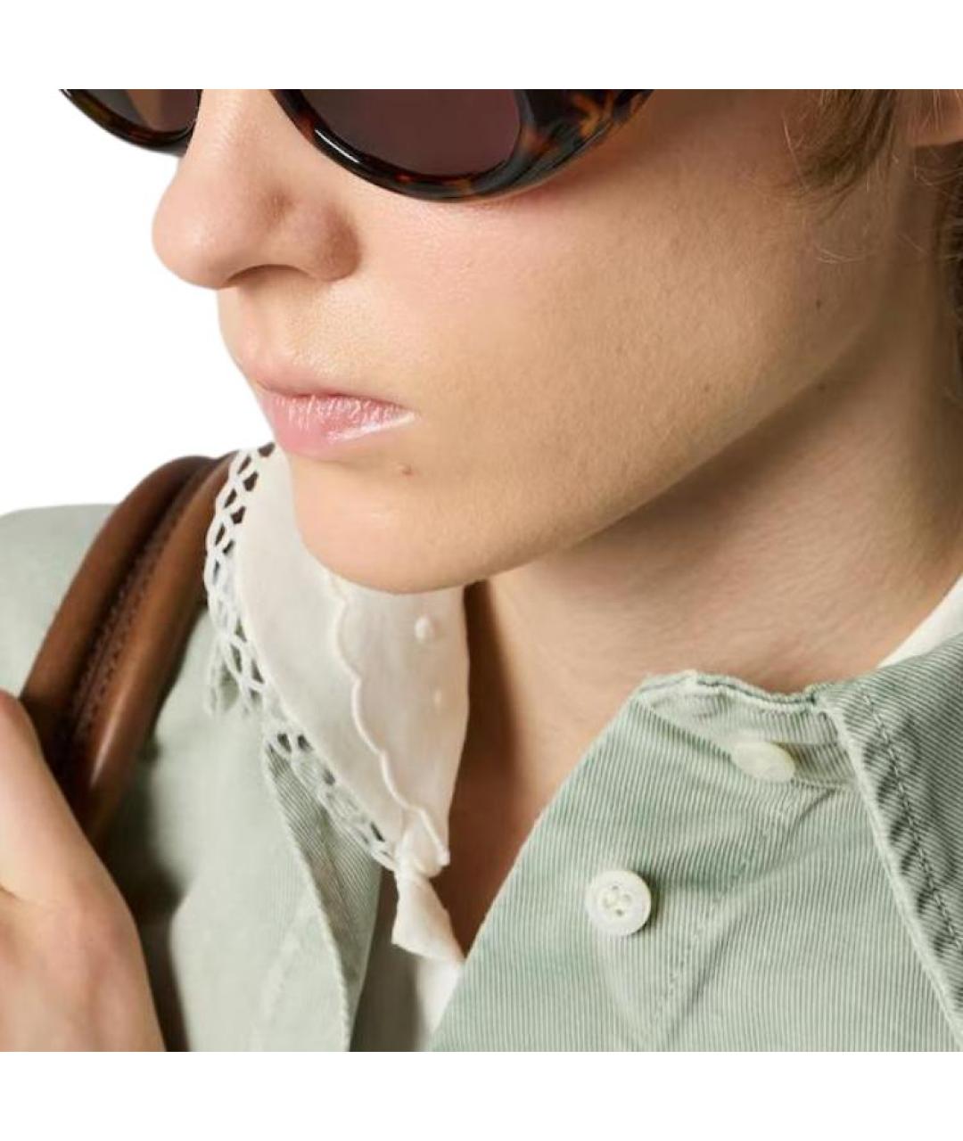 MIU MIU Зеленая рубашка, фото 2