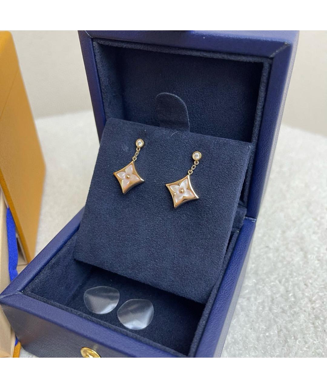 LOUIS VUITTON Золотые серьги из розового золота, фото 3