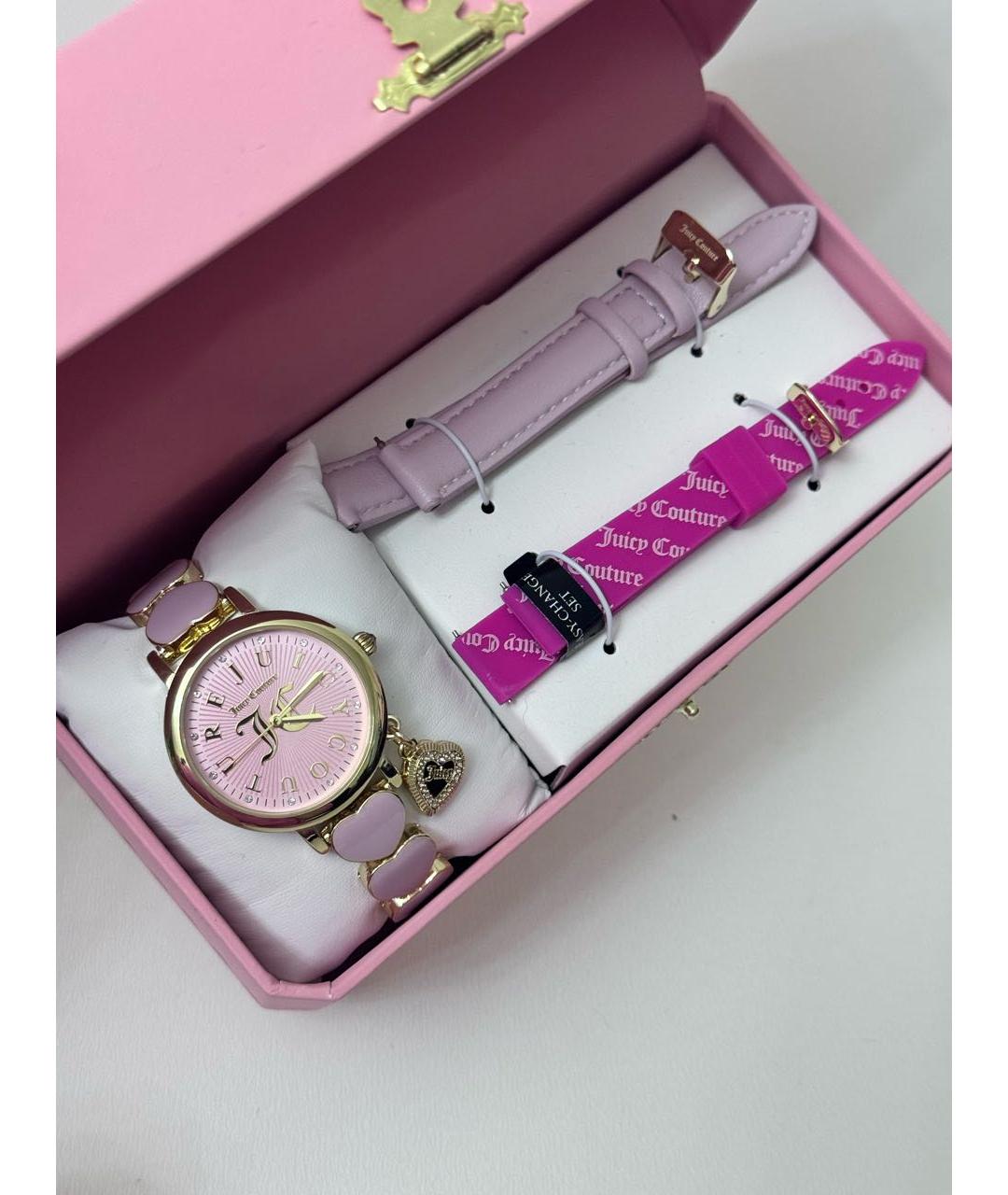 JUICY COUTURE Розовые часы, фото 4