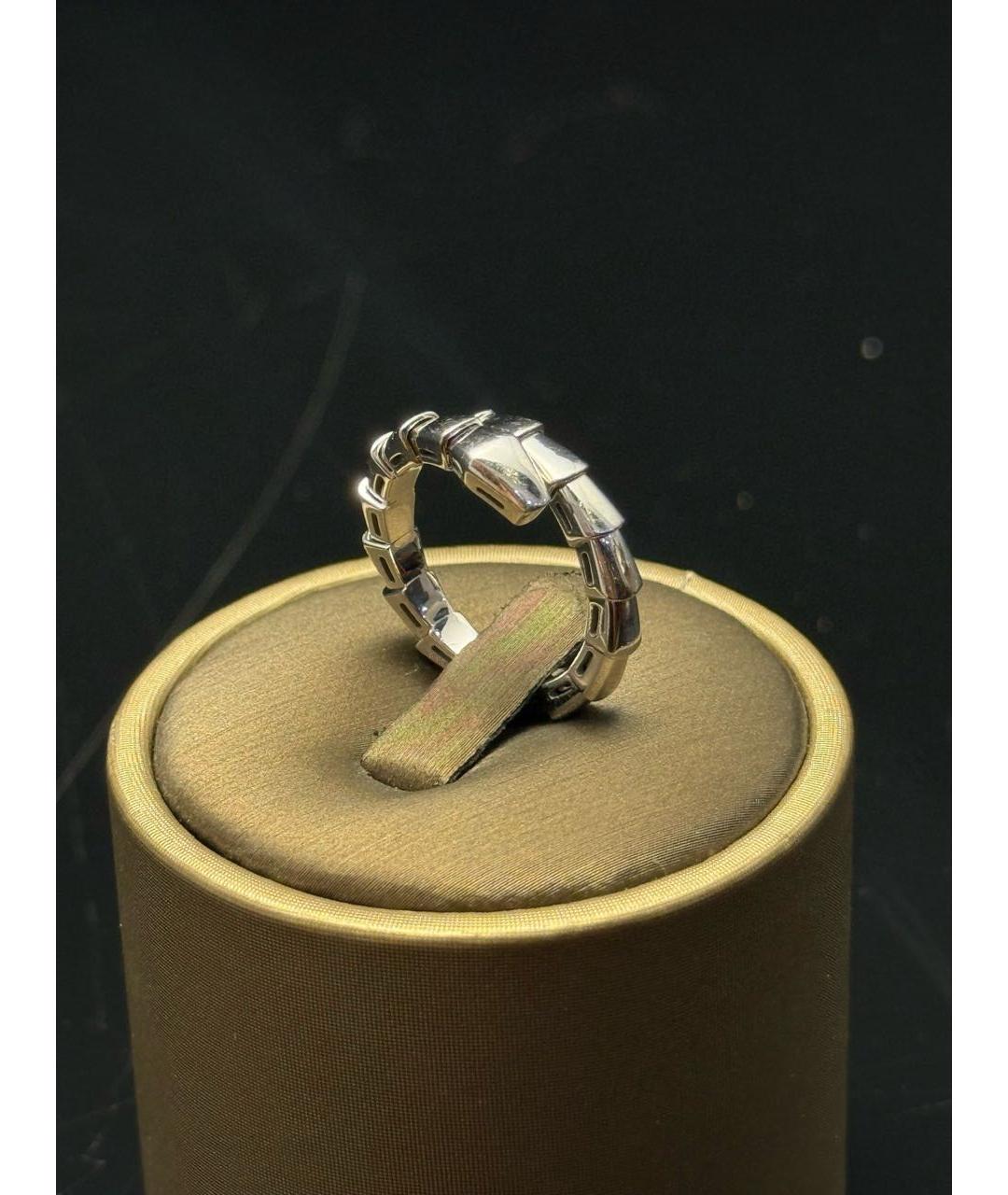BVLGARI Серебряное кольцо из белого золота, фото 4