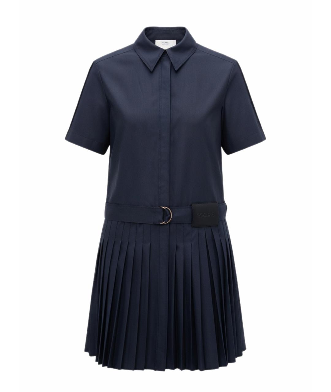 LOEWE Синее хлопковое повседневное платье, фото 1